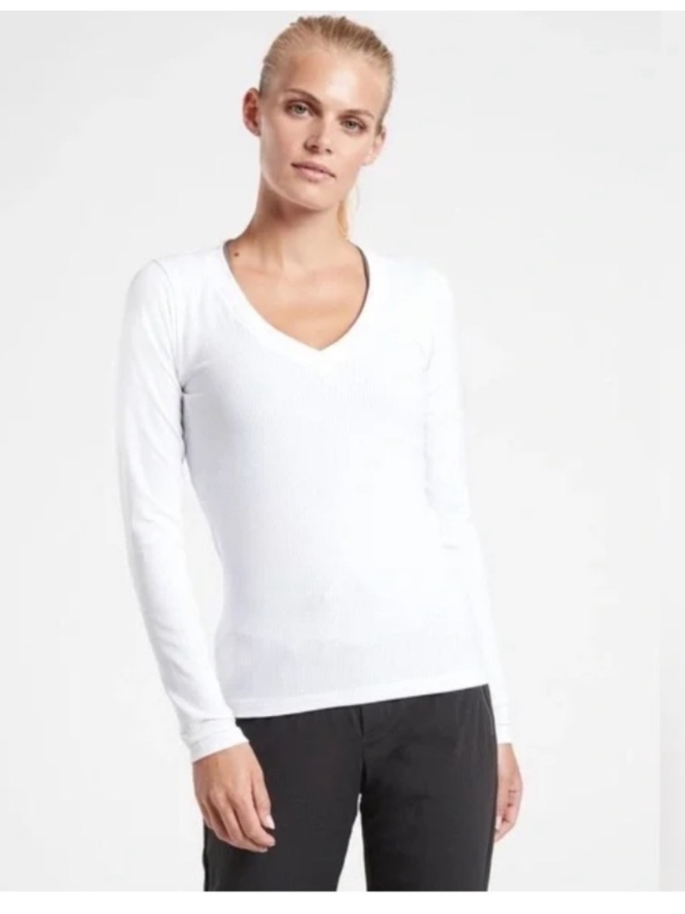 Athleta Renew V-Neck Long Sleeve